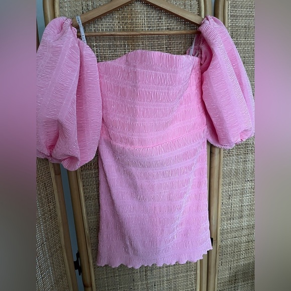 L'IDEE Art Deco Mini Dress in Lipstick - Picture 9 of 13